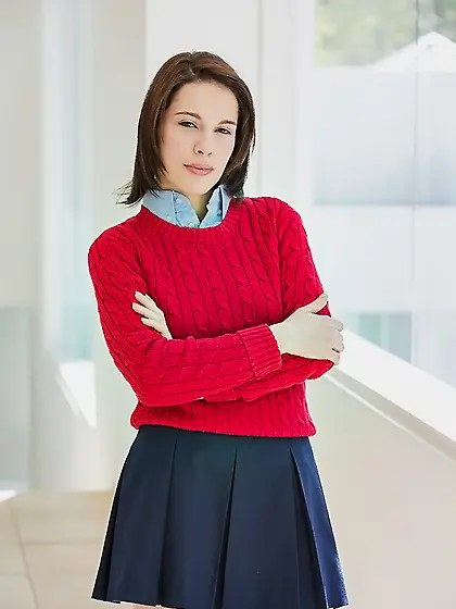 Meet a sweet looking girl who wants to test a chocolate penis,  s