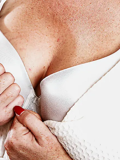 Fatty saggy tits milf