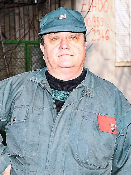 Hard-working postman delivers a