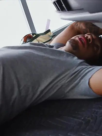 Airtight beauty is here to show her incredible breasts and more