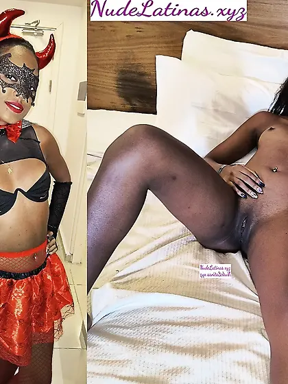 Cute young black Cuban student ebony Latina sexy x