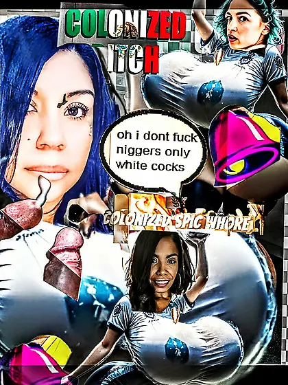 #Latinas4Trump Spics love White Dicks