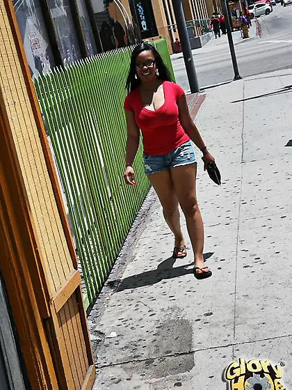 Black female with huge melons Aryana Adin gets the hard stick in