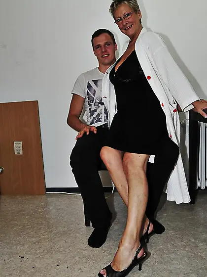 Old German lady is going to get fucked with true passion