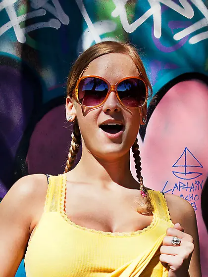 Busty alice plaits takes