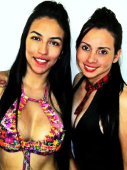 Brunette Kheira and Brunette Emyly.