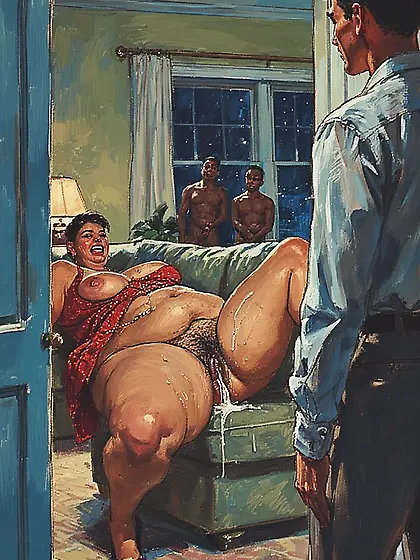 Nasty moms with bbc,  paintings