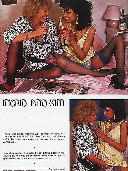 Blonde hottie black white