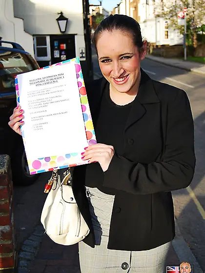 Busty british slut enjoys