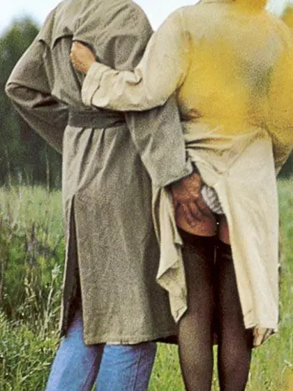 Blonde retro mom stockings