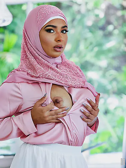 Busty arab slut Babi Star gets pounded in POV