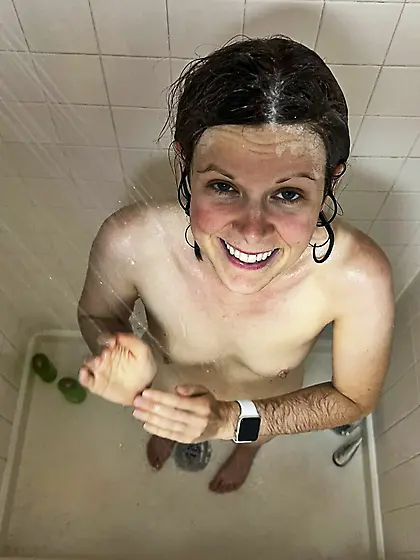 Shower spy busted caught