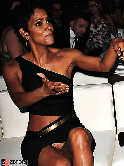 Halle Berry upskirt