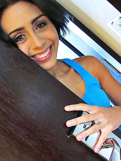 Cute Latina Lilly Hall gets heavily drilled and has her mouth fi