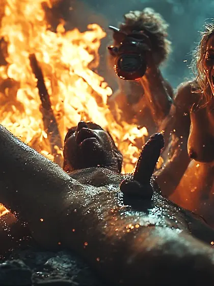 Sexy Women Lighting their Men Up!