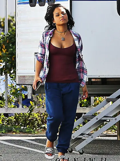 Christina Milian Braless Photos