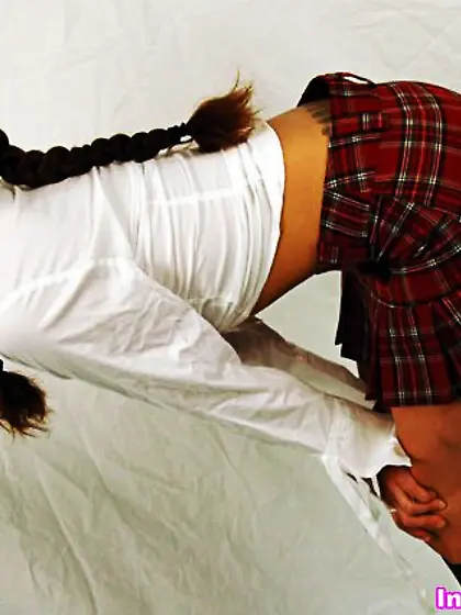 Skinny freckled redhead curly