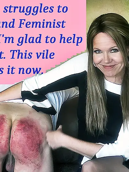 Friendly Feminist Helps Dumb Male