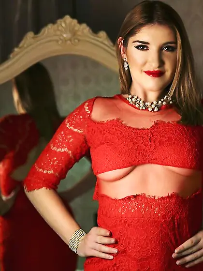 Athletic brown eyes girl