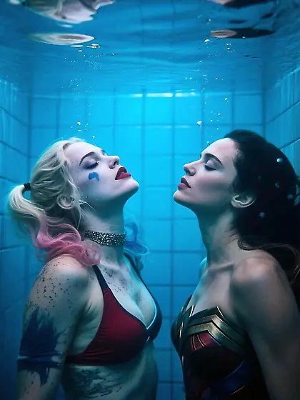 Harley Quinn drowned