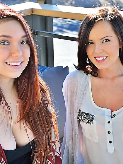 Big tits Erin girl girl