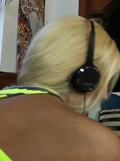 Licks blonde sluts asshole