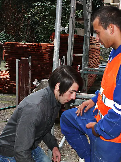 Gay friends starting cock