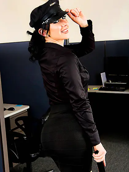 Lustful uniform doll with perfect big boobs Jayden Jaymes is tak