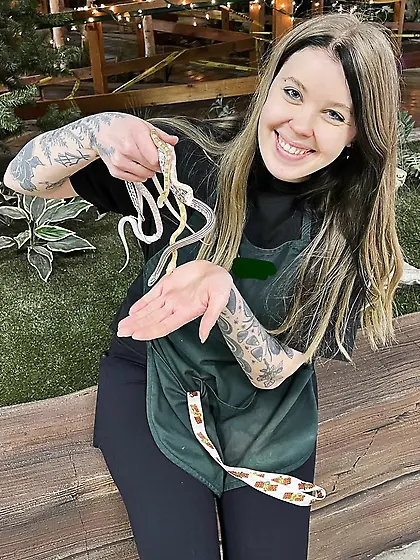 Sexy Tattooed Petstore Employee Samantha