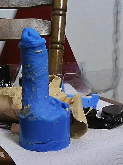 Homemade dildo - Test 1