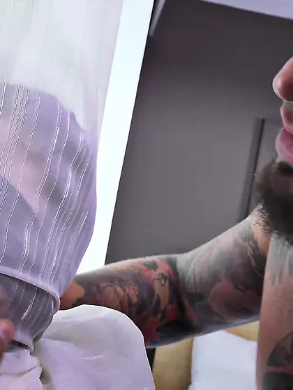 Horny rough throat fuck