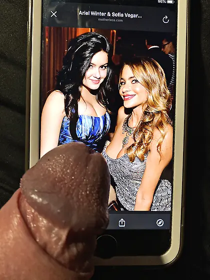 Ariel Winter and Sofia Vergara cock tribute