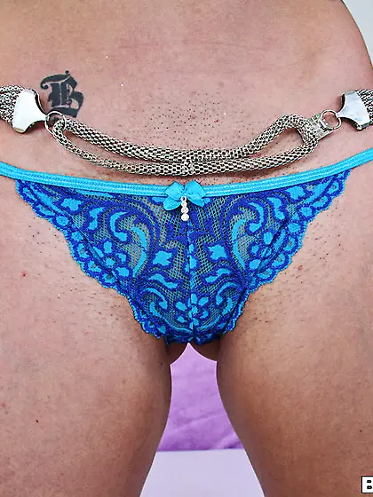 Awesome chick having cool tits is pushing big toys deep into her