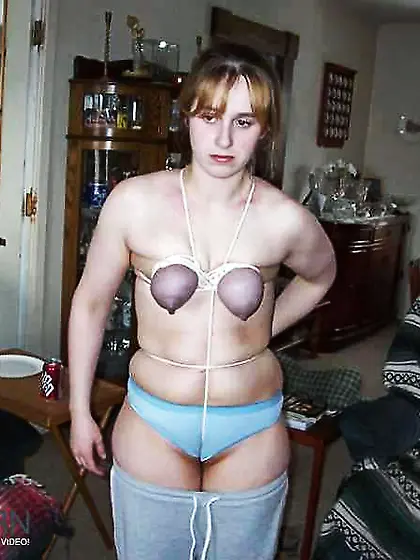 Extrem mounds restrain bondage