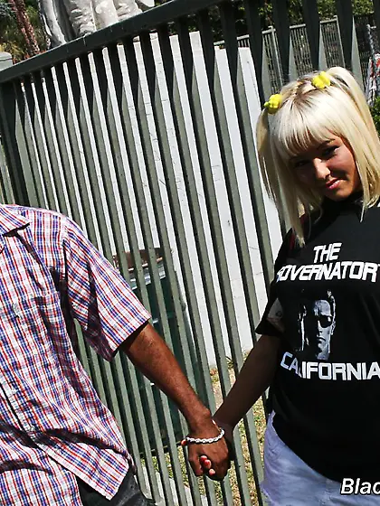 Vicious blonde Patricia Petite gets bent orally and banged by fa