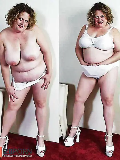 Plumper clad disrobed three.