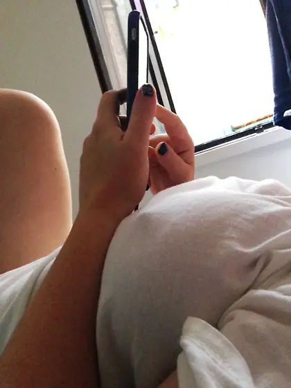 He loves taking photos of me!