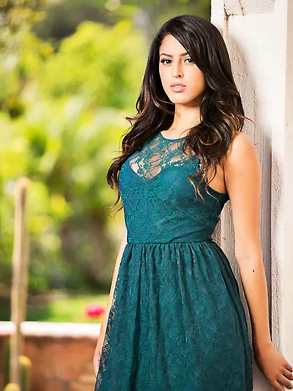 Smiling exotic skanks remove dresses and reveal private body par