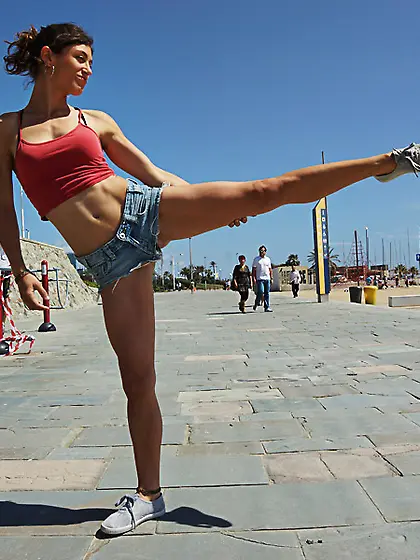 Cute innocent girl black