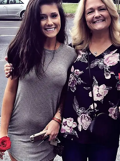 Ali’s Bra Struggling To Hold Her Tits