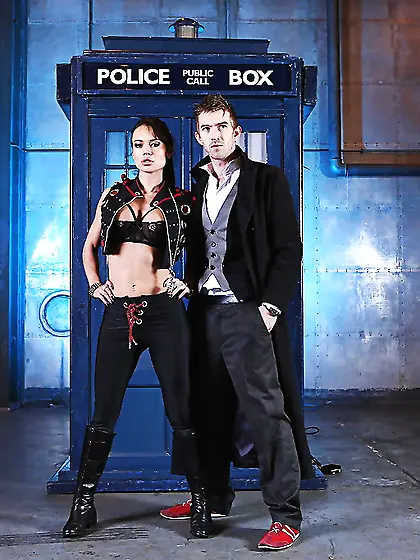 Doctor Who porn parody with a stacked lady that wants big D