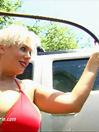 Red bikini blonde washes