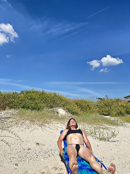 Michael P.  Gay Trans CD beach near Fort Travis TX