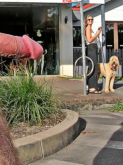 WNBR Byron Bay erection flasher CFNM smile n wave