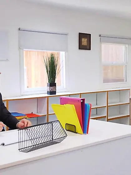 Office girl mini skirt