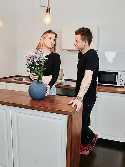 Angelic teen is here to get fucked and then creampied again