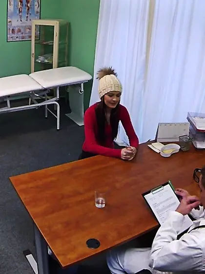 Slutty fresh brunette red