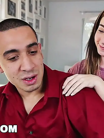 Tiny teen's enormous cock endeavor 