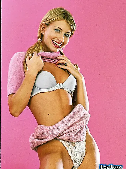 Smiling cute ponytail blonde