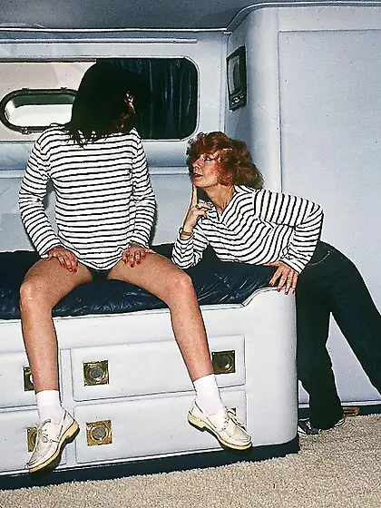 Sexy chicks wearing black